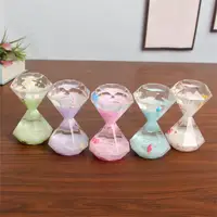 Ocean Theme Hourglass Acrylic Floating Sequin Liquid Timer Oil Drop Hourglass Desktop Liquid Oil Hourglass Home Decorations 2