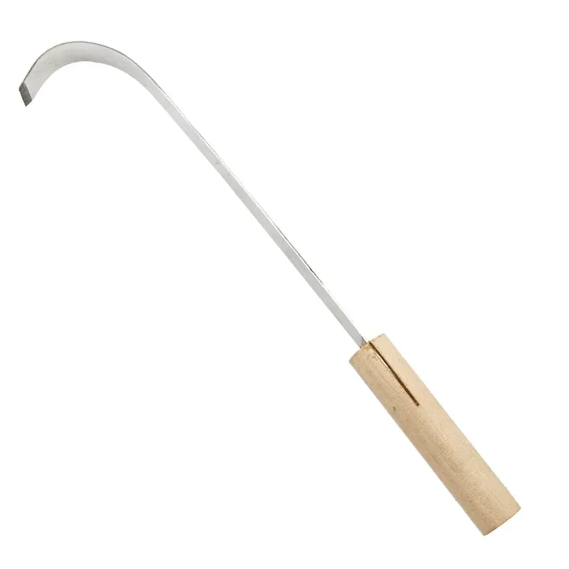 Stainless Steel Ceramic Trimming Tool Curved Skip Knife Sharp Blade DIY Rough Wooden Handle Texture Carving Pottery Clay Tools polymer clay tools,pottery tools,clay sculpting tools,pottery sculpting tools,clay craft tool