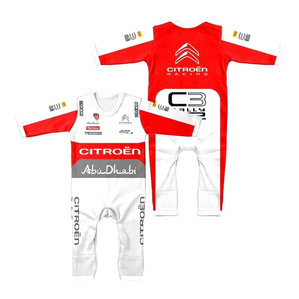 Spring And Autumn New Baby Boys And Girls Fashion Street Jumpsuit WRC Rally Outdoor Cross_country Ex 3