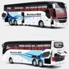 1/32 Alloy Single-layer Bus Car Model Toys Diecast Simulation Metal Business Bus Vehicle Sound Light Pull Back Children Gift Toy 4