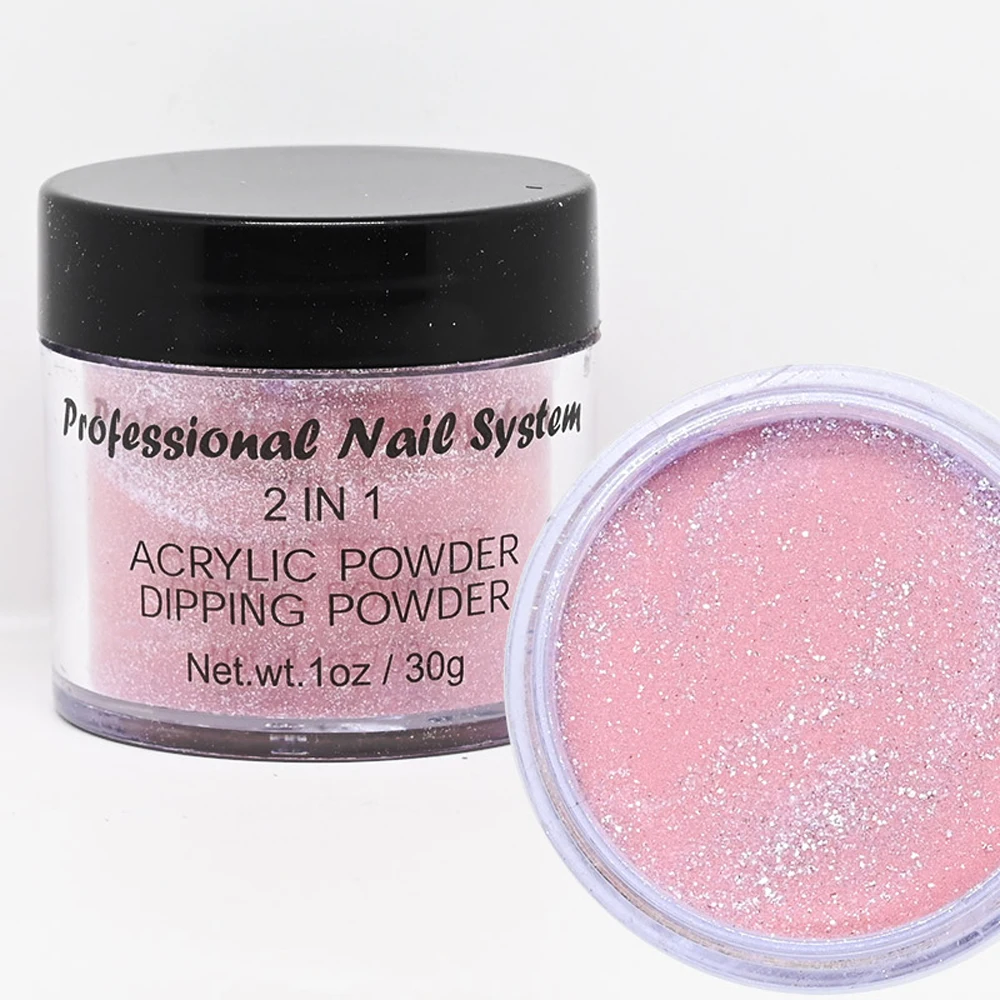 1OzAcrylicPowderFrenchManicureDustProfessionalNUDEGlitter