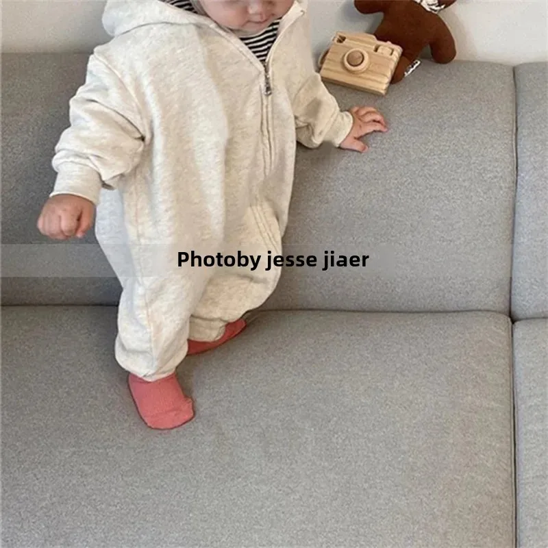 Hot Sale Of The Season Korean Style Kids' Outfit Baby Boy Sportswear with Hat Overall Clothes for Crawling Going out Cotton Mate