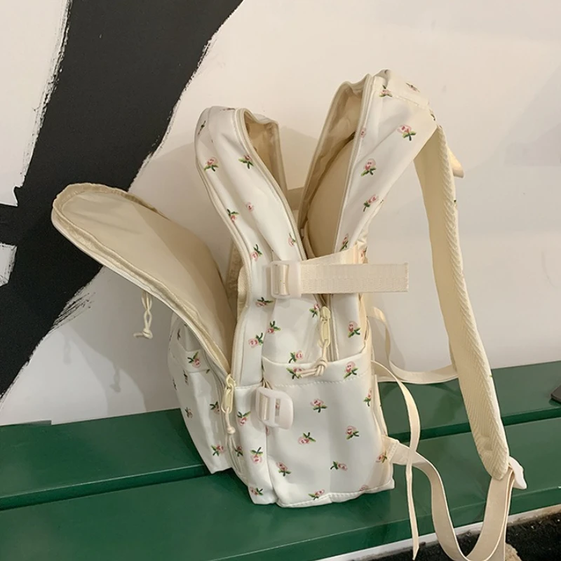 Zaino carino Borsa da scuola per ragazze alla moda Zaino per studenti di grande capacità per adolescenti Borsa da viaggio portatile per bambini Bookbag - immagine 5