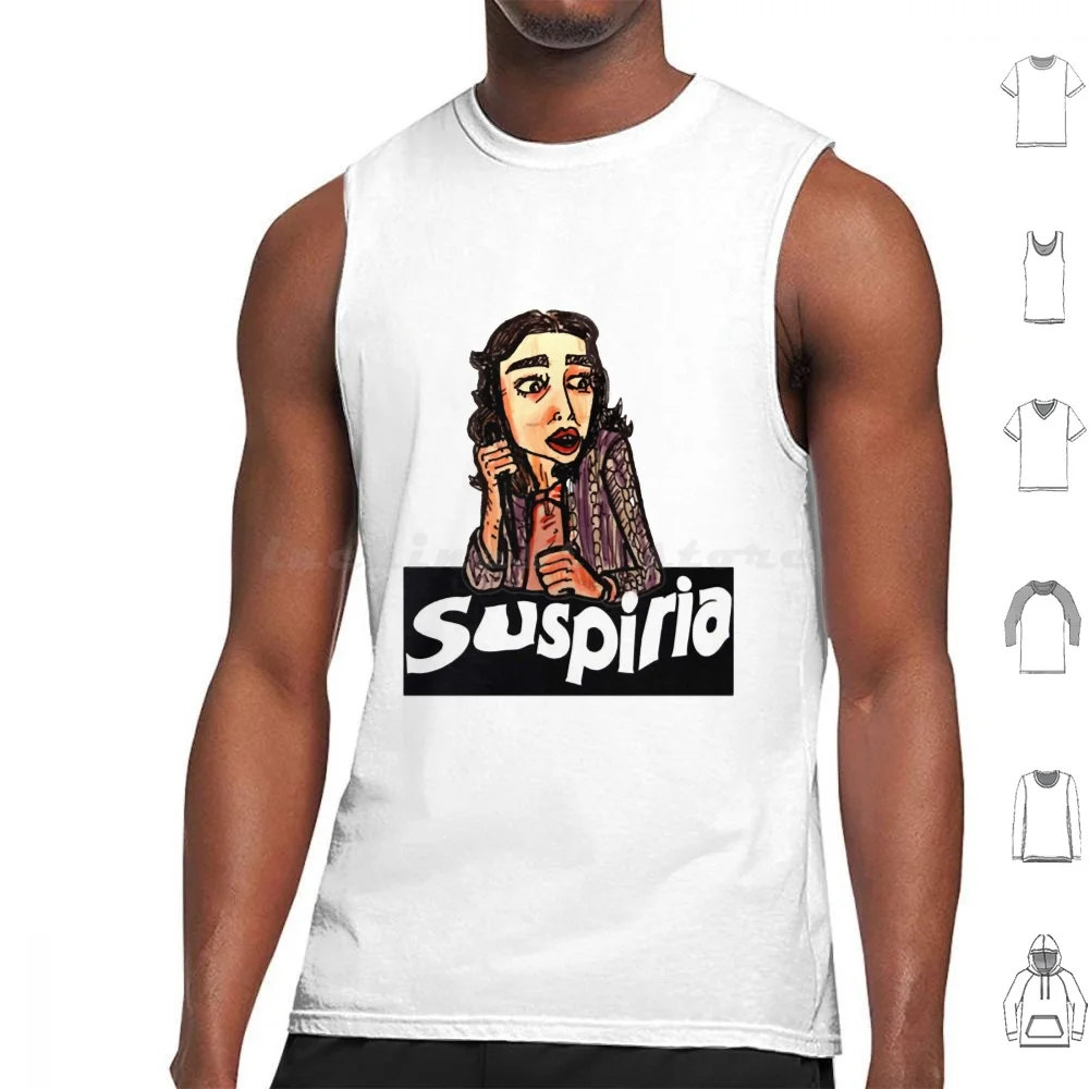 Chibi Suzy Supiria Canotte Gilet Senza Maniche Suspiria Supernatural Horror Giallo Film 1977 Blood Dario Goblin Argento