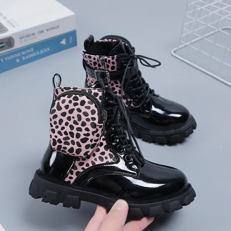 Fashion Ankle Boots British Style Princess Shoes 2024 New Autumn