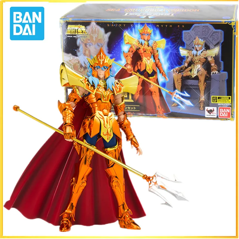 

BANDAI Saint Cloth Myth EX Marina Poseidon Deluxe Edition Anime Saint Seiya Actoin Figures Collection Model Toy For Boys Gifts