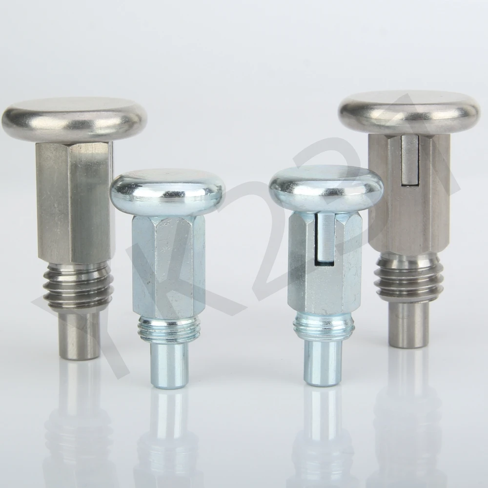 YK231 All Steel Self-locking Return Type Index Bolt Spring Plungers Indexing Locating Pins Without Nut