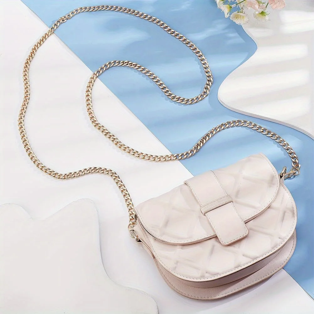 Elegant Metal Chain Strap for Handbags and Shoulder Bags - Decorative Accessory