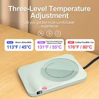 110V/220V Cup Warmer 3 Gear Coffee Mug Warmer Heating Coaster Smart Thermostatic Hot Plate Milk Tea Water Heating Pad Heater 1