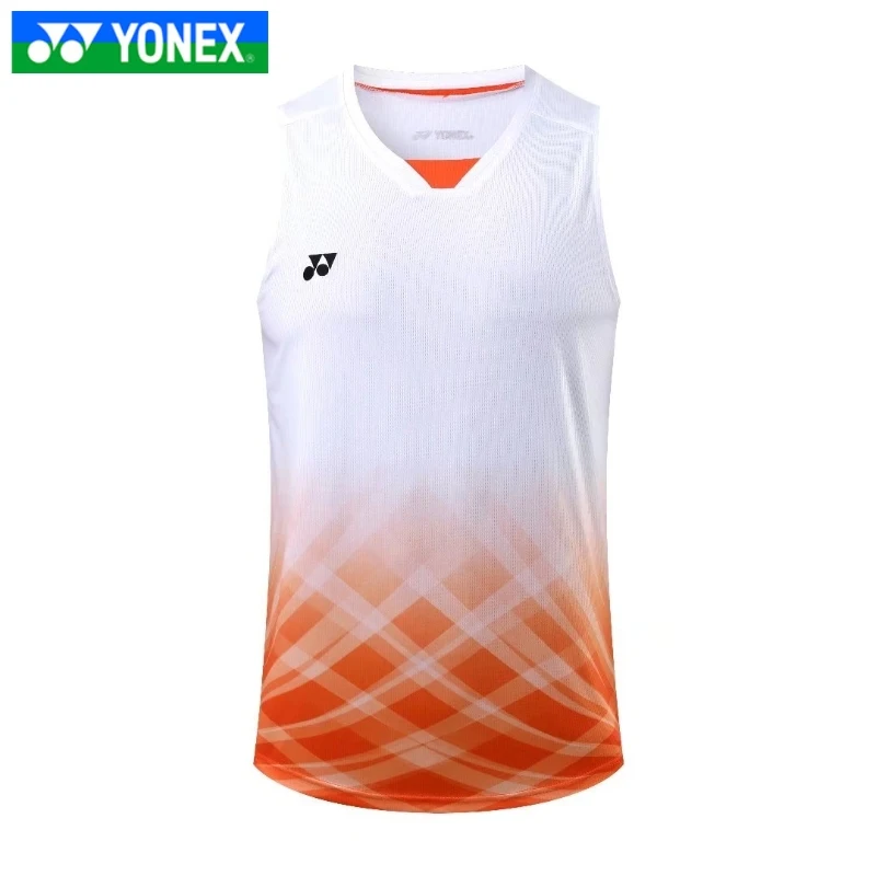 Yonex man shorts Badminton Competition Suit Quick-drying Breathable Sweat-absorbent Sleeveless short sleeve top T-shirt