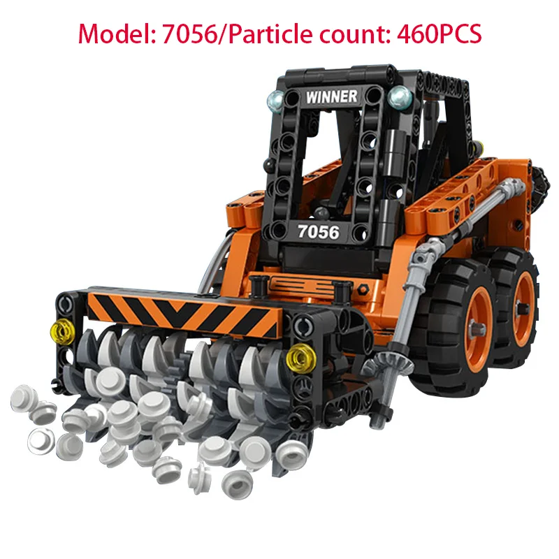 

Weile Technology assembles waste soil factory car puzzle models, assembles children's MIMI building block gifts