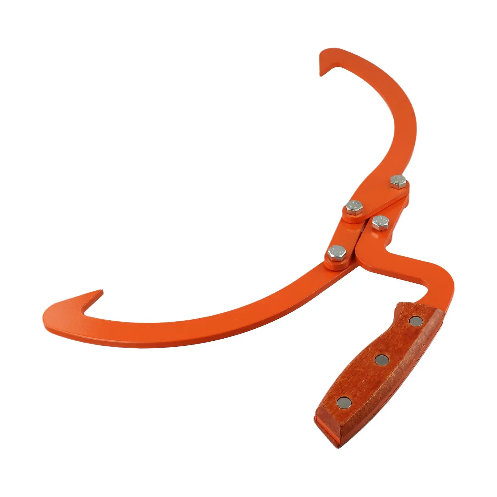 Log Tongs Hand Lifting Grapple Hook Wooden Claw Suit For Garden Wood Handling Tools Firewood Tongs Log Lifter 8/12/20 Inch 5