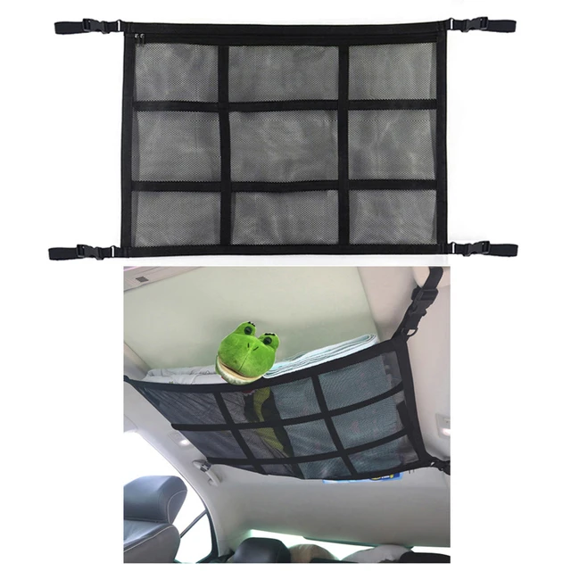 Neue Auto Dach Lagerung Organizer Automotive Decke Cargo Net Pocket Mesh  Auto Camping Zubehör Lagerung Tasche Dach Zelt Universal - AliExpress