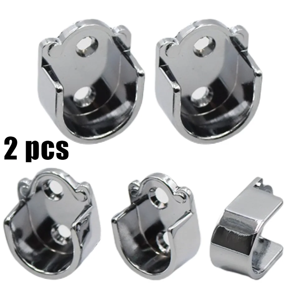Supporto Asta Armadio 25 mm, DIYCUT 6 Pezzi Supporti per Aste Armadio