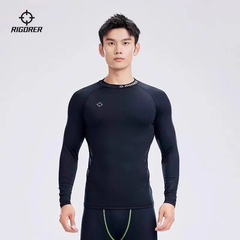 

RIGORER Man thermal shirt Clothes Men New Warm Basketball Training Shooting Running Gym t-shirt man Fitness Clothes gym clothes