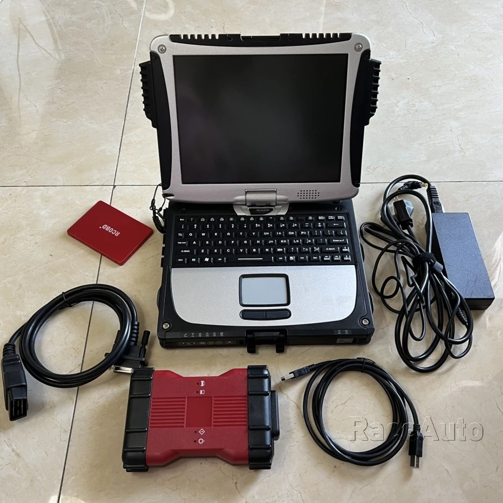 

VCM II 2 in 1 Diagnostic Tool for Ford IDS V129 and Maz IDS V128 Software Ready Use CF19 Laptop