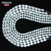 A++ Natural White Calcite Selenite 4 6 8 10mm Loose Gemstone Beads for Jewelry Making Bracelet Crystal Beads DIY Accessories 6