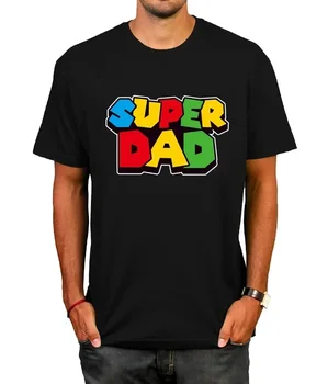 Super Dad Summer T-shirt Super Dad Men and womenT-shirt Father's Day Gift 1