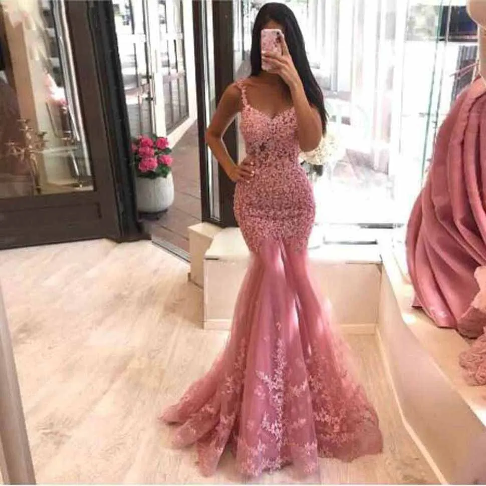 Customized Sexy African Lace Mermaid Prom Dresses For Black Women Floor  Length Illusion Pearls Evening Party Gown Robe De Soiree - AliExpress 320