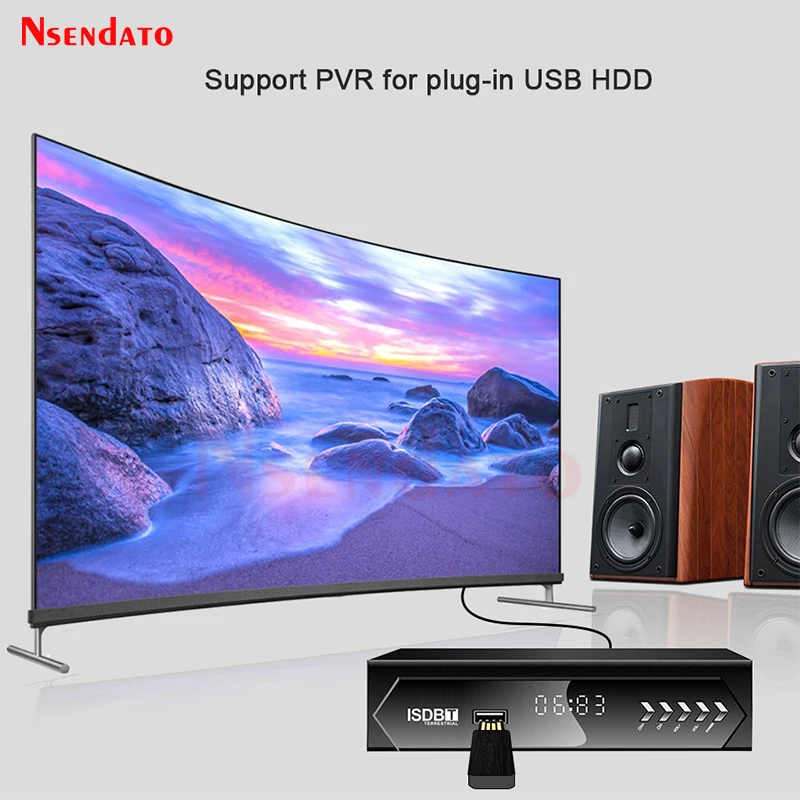 1080P H.264 ISDB-T TV Receiver Box For Chile Brazil Peru South America For ISDBT HD Terrestrial Digital TV Tuner Stick