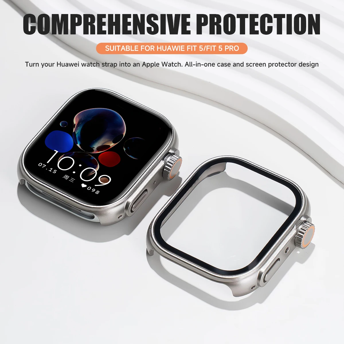 Enhanced Ultra Protective Case for Smartwatches with Screen Protector