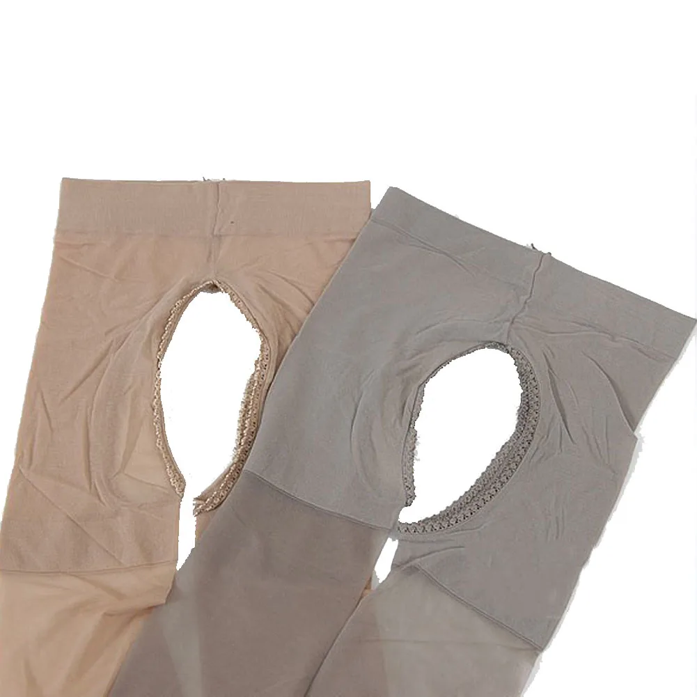 Description Picture 5 of itemWomen Hot Sexy Lingerie Stockings Fitness Open Crotch Crotchless Pantyhose Mesh See Through Lingerie Hosiery Underwear Tights