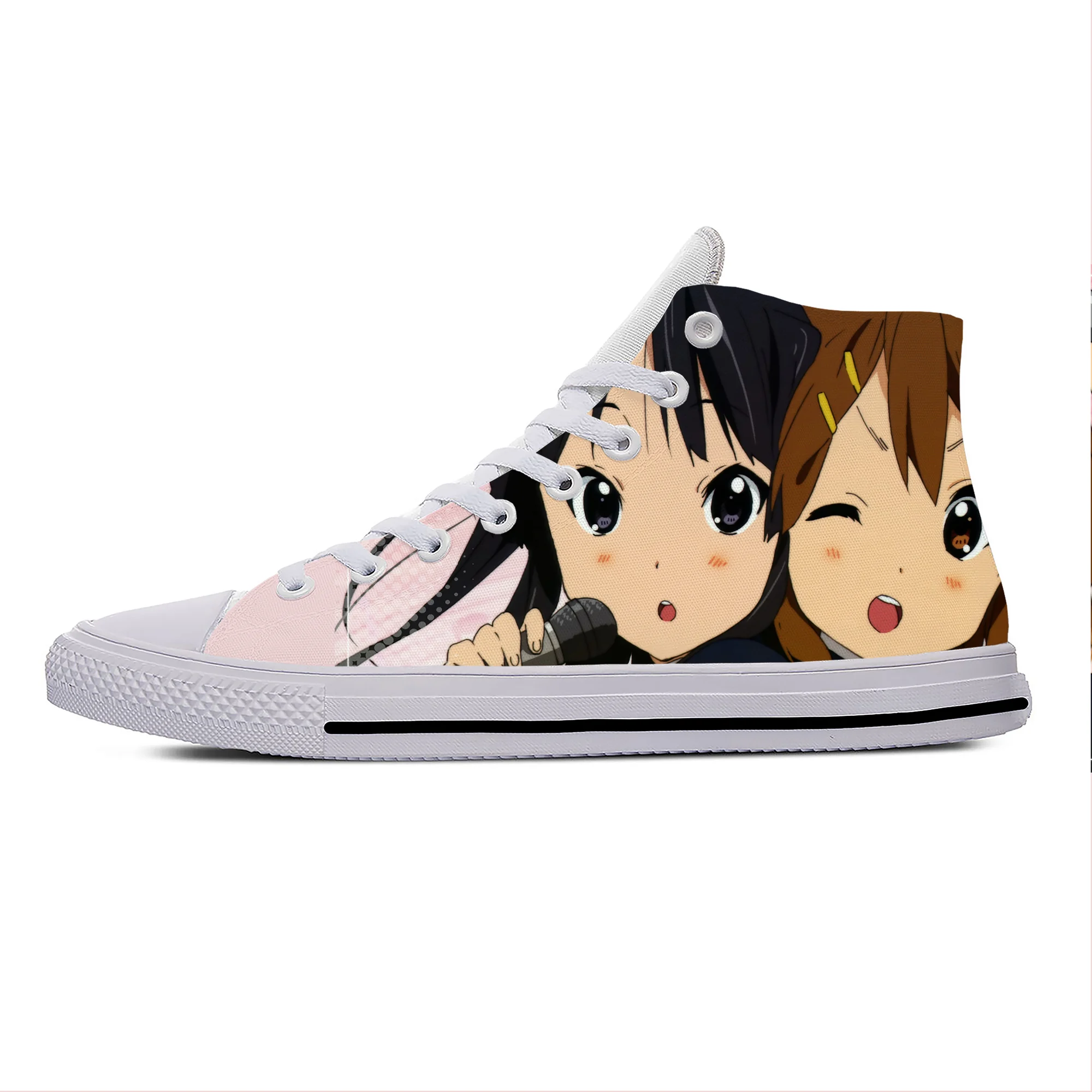 Anime Manga Cartoon K-On Akiyama Mio Hirasawa Yui Casual Shoes