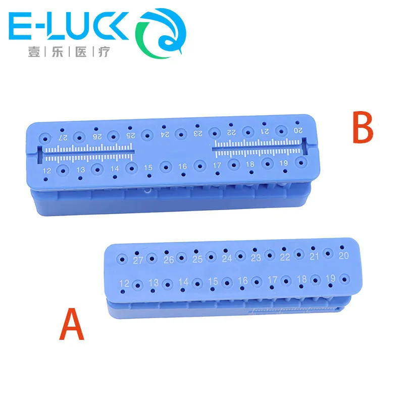 Porte-limes Endodontique En Plastique Autoclavable Avec Règle De Mesure - Pour Dentisterie, Marque AZDENT (modèle 12223)