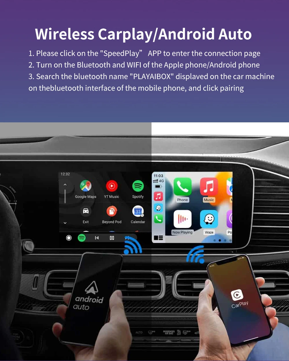 Беспроводной адаптер carplay box android auto. Apple carplay беспроводное подключение.