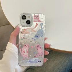 Kitten Graphic Feather Texture Phone Case - Stylish and Protective Back Cover for Reno12 F 5G (YSK - 261G0113YA1)