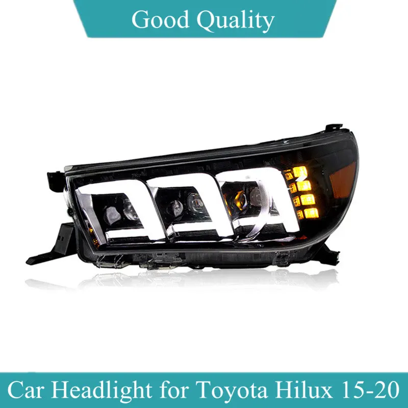 Head Light For Toyota Hilux Revo Car Headlight Assembly 20152020 Led