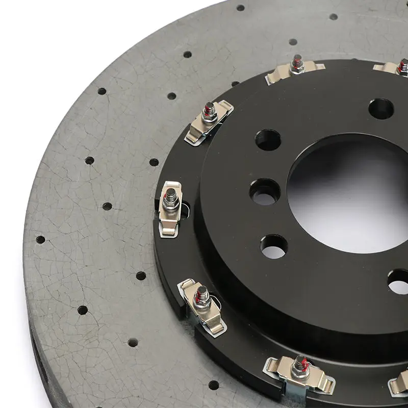 performance brake kits racing car brake disc carbon ceramic disc supplier for Mercedes-Benz C63 S AMG