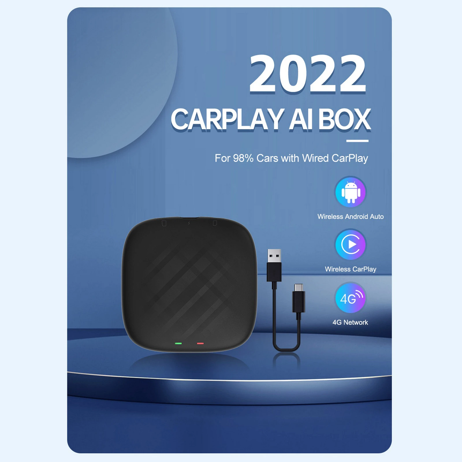 激安人気新品 Carlinkit Tbox Plus ワイヤレス Carplay カーオーディオ