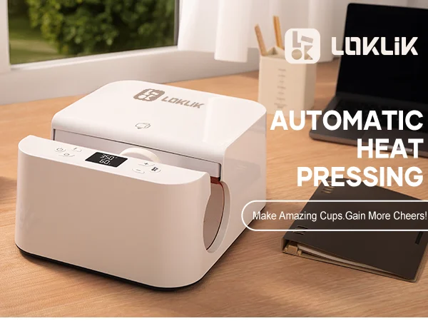 LOKLiK auto mug heat press machine 10-30oz