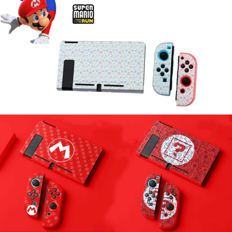 Super Mario Cartoon Per Nintendo Switch Custodia Protettiva Anime Tpu Split Cover Protettiva Ns Matte Soft Shell Accessori Di Gioco