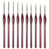 11pcs Watercolor Paint Brush Set for Fine Detail - Durable Miniature Brushes Micro Tips for Warhammer 40K Model & Art Painting 2