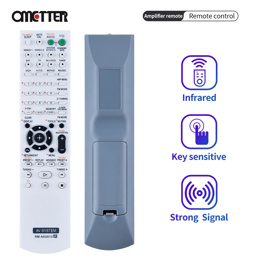 Rm-Aau013 Fit Per Sony Home Theatre Av Ricevitore Str-Dg510 Str-K790 Ht-Ddw795 Ss-Wp700 Ss-Srp900 Ss-Cnp680 Ss-Msp Cp510