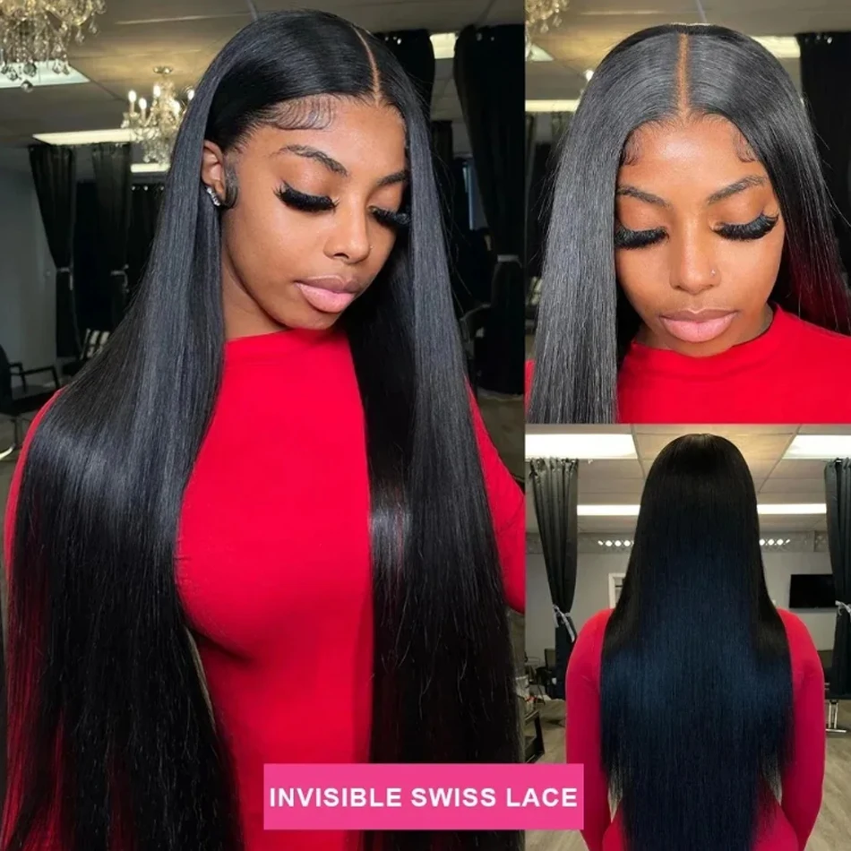 34Inch 13X4 Wear And Go Glueless Straight Wig Pre-Cut Lace Wig Preplucked Jessenia Brazilian Straight Human Hair For Women human hair wig,human hair extensions,lace front wig,human hair wigs,front lace wig