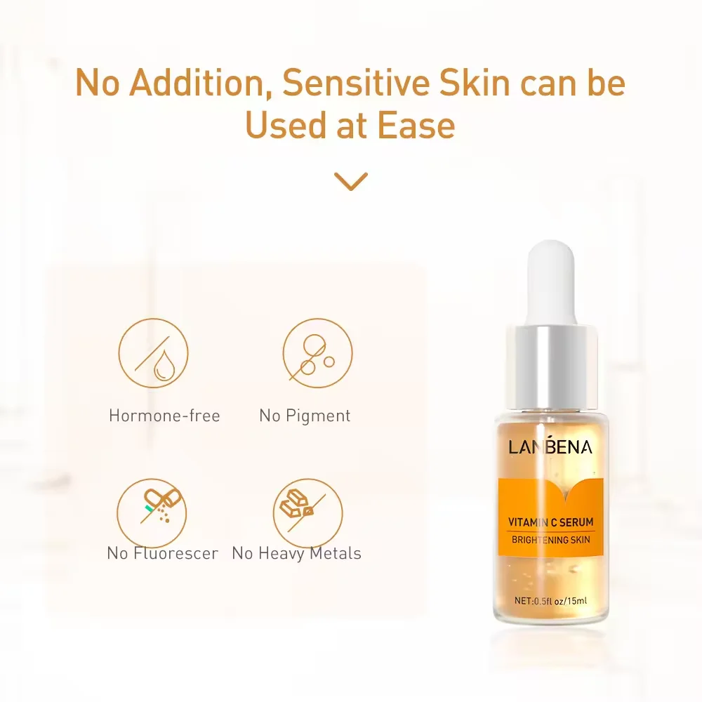LANBENA l Vitamin C  Face Serum Skin Care 15ML10PCS 3