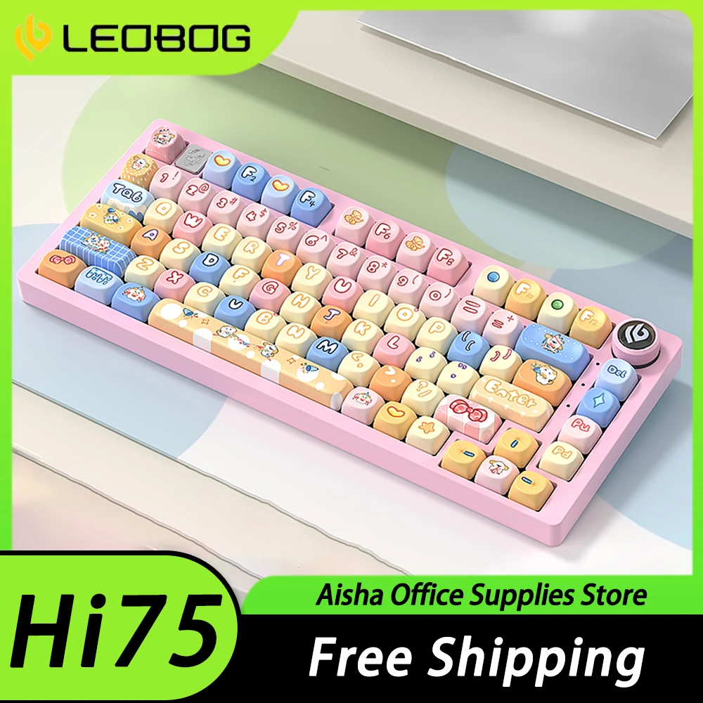 

Клавиатура LEOBOG Hi75 Механическая Проводная с RGB-подсветкой, 81 клавиша