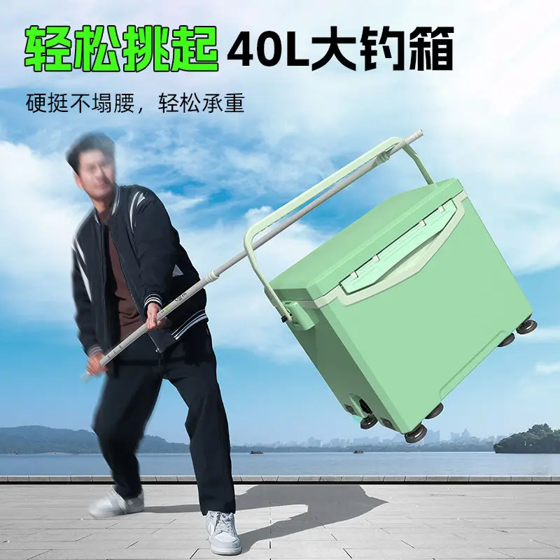 YUZHIYUAN1.8m-3.0m Turret Bracket Fishing Rod Stand Big Fishing Rod Stand Box Ground Insert Carbon Hand