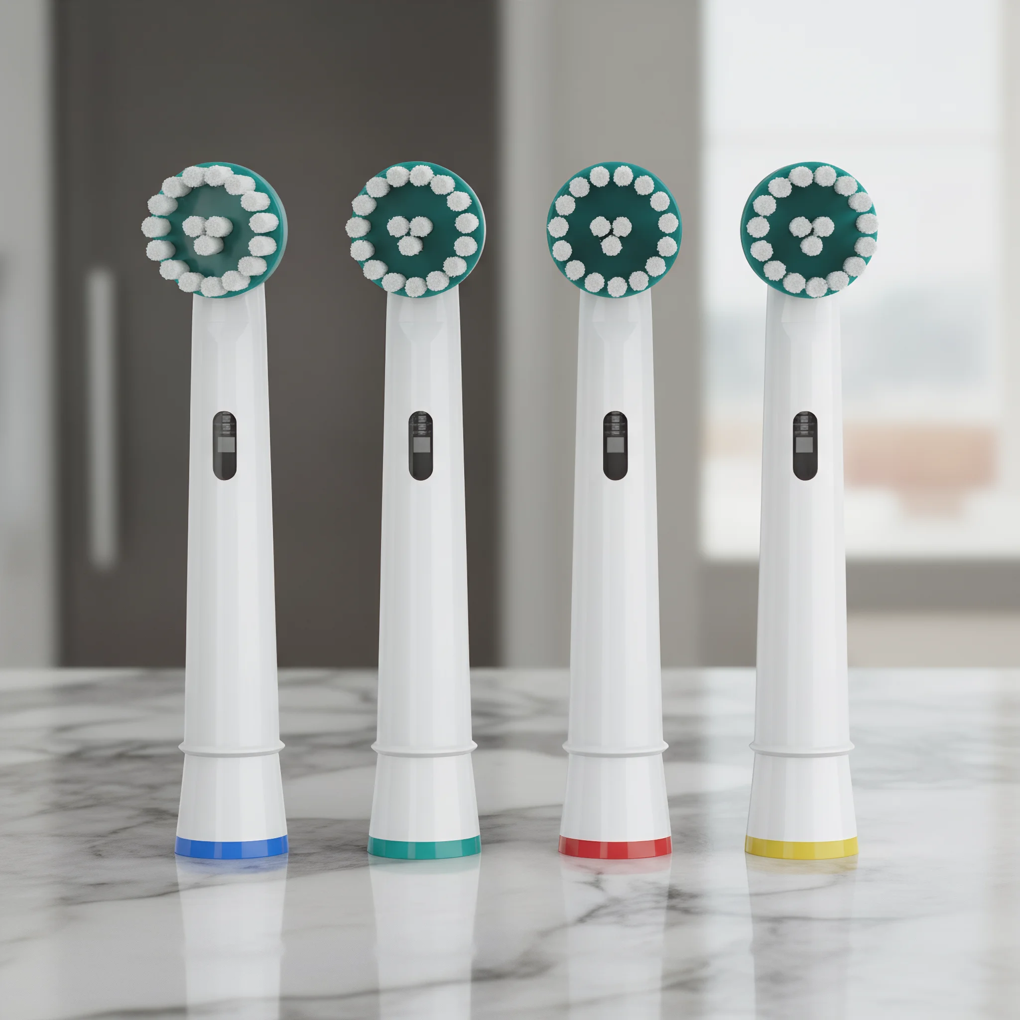 Ersatzbürstenköpfe für Interdental-/Zahnspangenreinigung, Mundhygiene, Weisheitszahnfissuren und kieferorthopädische Spitzen OLB D100/D25/D30/D32 – Detail 1