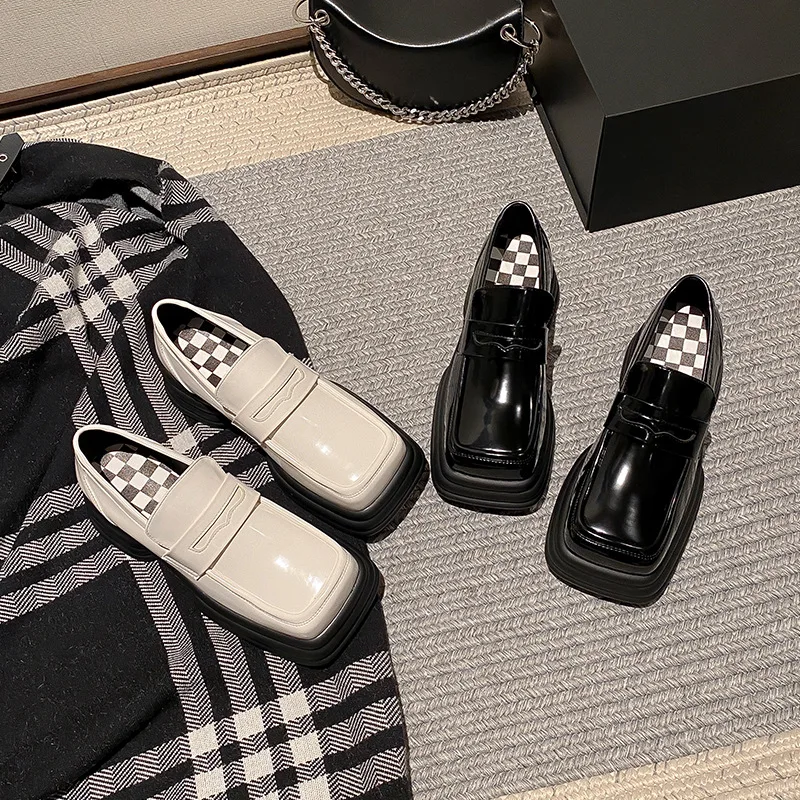 

British Style Classic Women Shoes Platform Height Increasing Pumps Famous Brand Design High Heels Hot Selling Ankle Boots