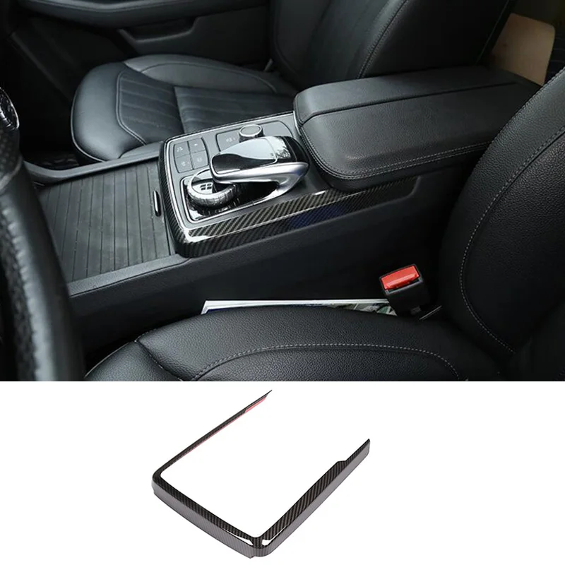 

Carbon Fiber Center Multimedia Gear Shift Outer Frame Trim Cover For Mercedes-Benz ML GL GLE GLS Class W166 X166 12-19