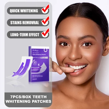 Teeth Whitening Patches Mild Ingredients Quick Results Remove Tooth Surface Stain Long-Lasting Whitening Effect
