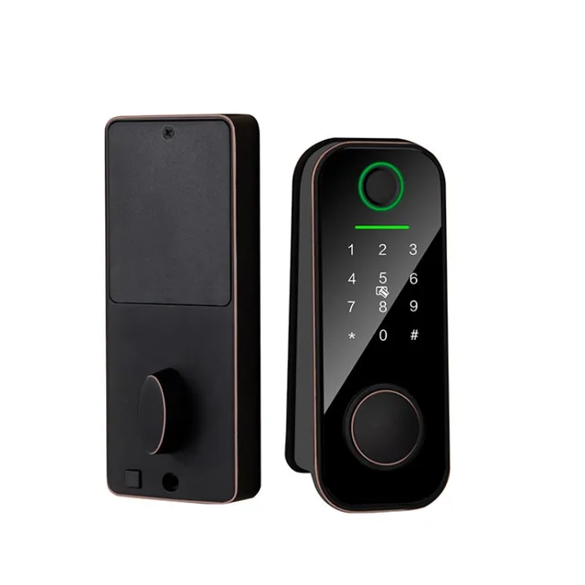 Deadlock Remote Fingerprint Password Locks for All Your Indoor Wooden Doors