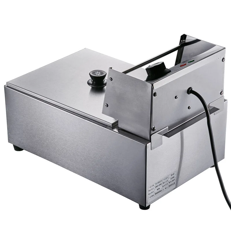 Stainless steel automatic commercial electric fryer fryer French fries machine fried chicken burger snack fried meatballs