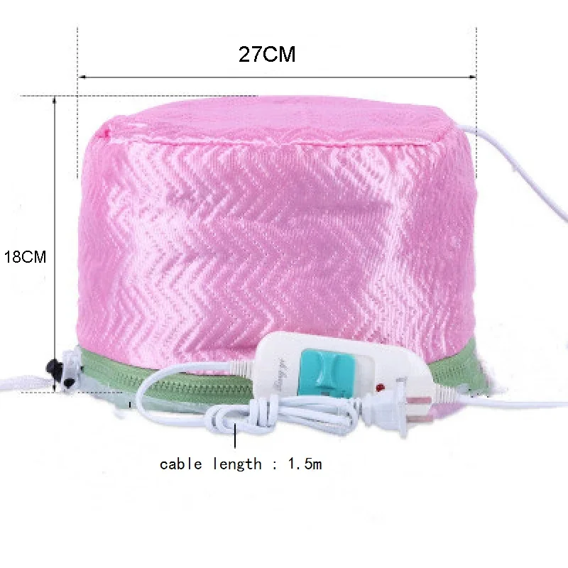 Adjustable Heating Hair Cap Steamer Nourishing Thermal Treatment Baking Oil Cap Hair Mask Spa Home Salon Care Styling Tool