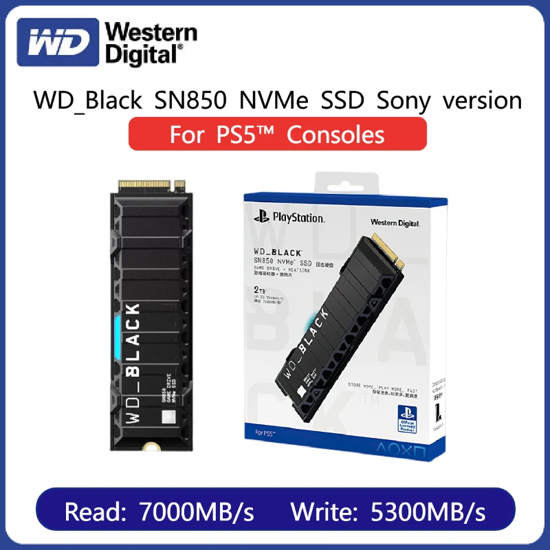 Western Digital Wd Black Sn750 Nvme M.2 2280 1tb - Digital Wd_black Sn850 Ssd  Ps5 - Aliexpress