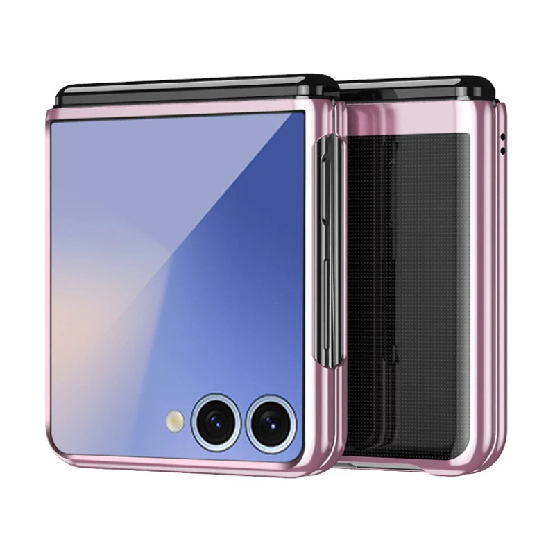 Luxury Electroplated Transparent Phone Case - 2-Piece Set, Clear Plating Cover